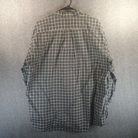 LL Bean Shirt Mens XL Multi Plaid Kennebunk Sport Wrinkle Free Traditional Fit - Picture 5 of 8